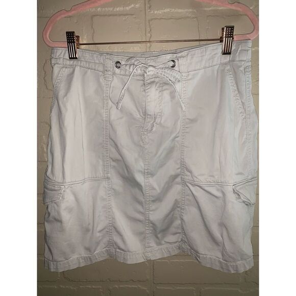 Vintage 90’s Y2K Khaki Cargo Skort Size 4 - Picture 2 of 10